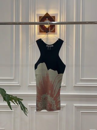 OPEN YY FLOWER RACER TANK