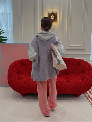SIMONETTA - ALLEGRA - SHEARLING TOM CURLY OVER VEST