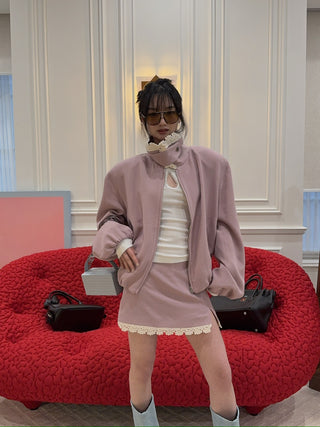 THE MANNEI - Bomber Jacket in Lilac