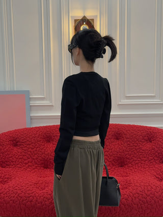 Coperni - Knitted C-logo Top in Black