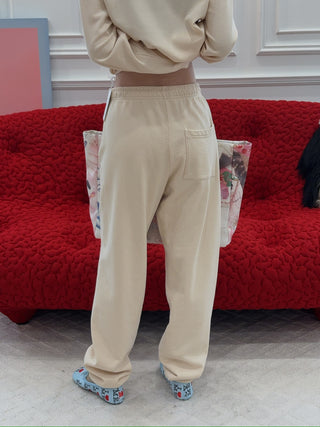 SPORTY & RICH - Riding Club Sweatpant in Cream
