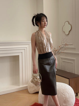 16ARLINGTON WILE MIDI SKIRT
