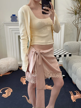 BLUMARINE KNITTED CARDIGAN