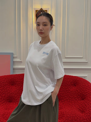 HOUSE OF SUNNY - Camp Tee in Vintage White