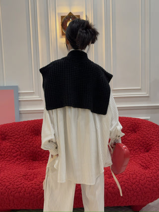 MM6 Maison Margiela WAFFLE KNIT STOLE