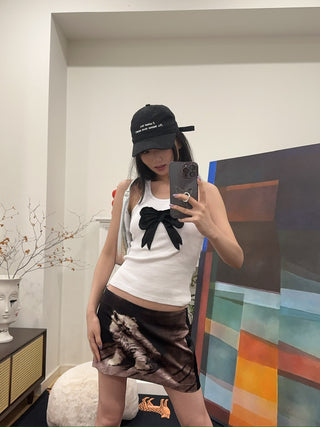 ASHLEY WILLIAMS KITTEN MINI SKIRT