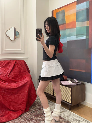 ASHLEY WILLIAMS COLLAR MINI SKORT