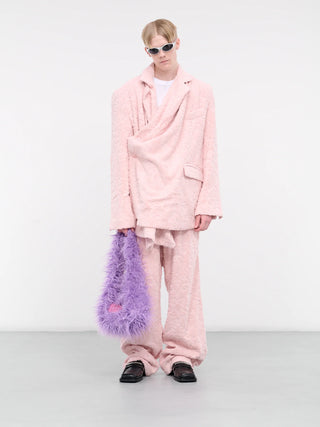 MARTINE ROSE EMPTY WRAP EJACKET