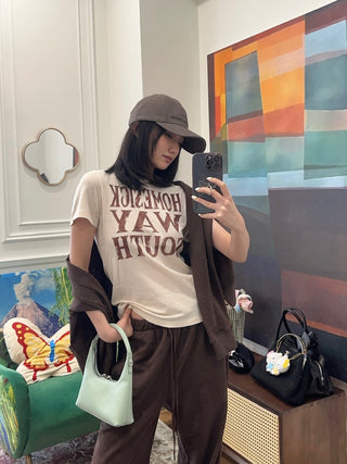 OPEN YY HOMESICK TEE CREAM
