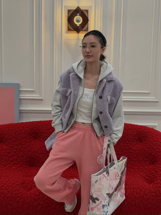 SIMONETTA - ALLEGRA - SHEARLING TOM CURLY OVER VEST