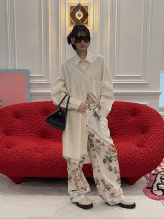 MM6 MAISON MARGIELA - Shirt Dress in Off White