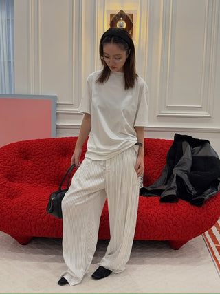 AYA MUSE - Boxy T-shirt in White