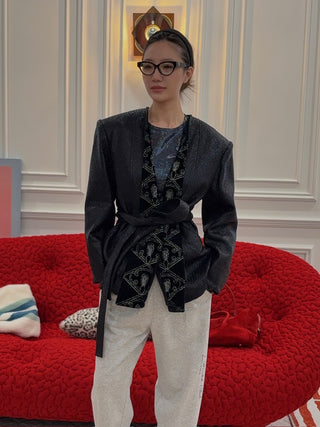 DANIELE CARLOTTA - Oversized Jacket in Black