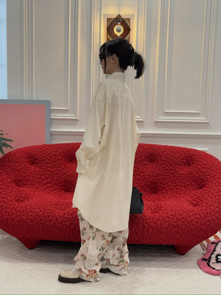 MM6 MAISON MARGIELA - Shirt Dress in Off White