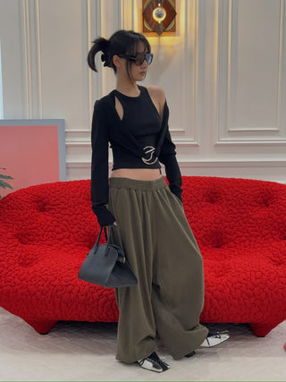 Coperni - Knitted C-logo Top in Black
