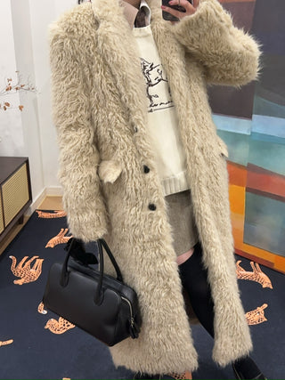 LESUGIATELIER Sigle Breated Fur Coat