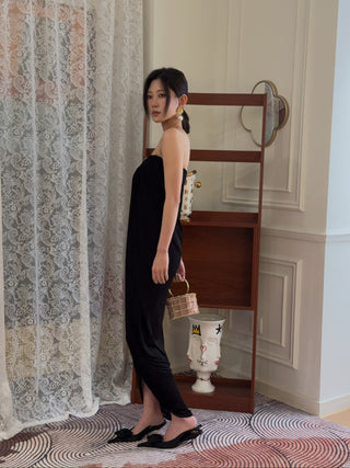 BLUMARINE DRESS BUSTIER SABLE