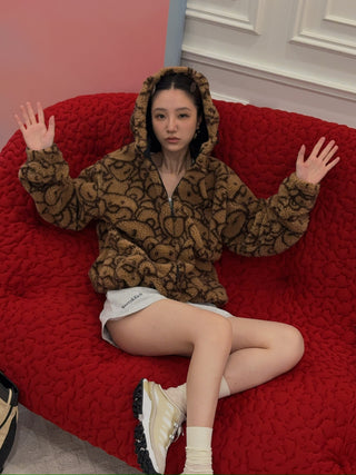 INBETWEENERS - ECOFUR JACKET UNISEX in CAMEL
