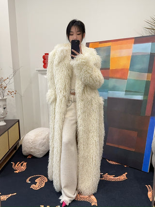 GIUSEPPE DI MORABITO COAT IN MONGOLIAN FUR