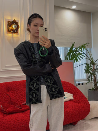 DANIELE CARLOTTA - Oversized Jacket in Black