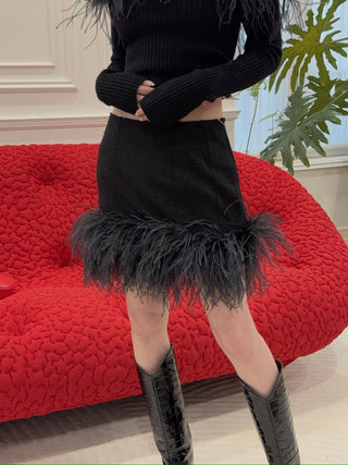 16ARLINGTON - Loisio Mini Skirt in Black