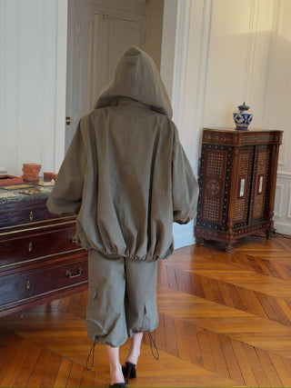 THE MANNEI - Oversized Jacket in Khaki