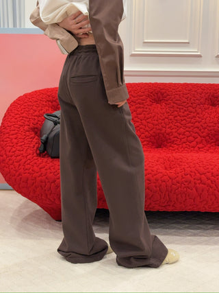 LUAR - LOGO WINDOW SWEATS / BROWN