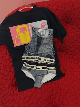NATASHA ZINKO SET CROPPED TOP AND UNDERWEAR