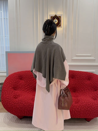 MAGDA BUTRYM -  Belted cotton trench coat in beige