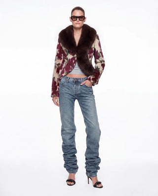 Pre-order CARELLI - Rosa Floral Jacket in Red Rose Print