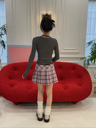 COPERNI LONG SLEEVE CUT-OUT KNIT TOP