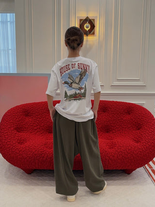 HOUSE OF SUNNY - Camp Tee in Vintage White