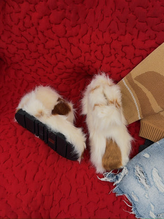 EPINGLER - FOFO BOOTS SHORT / SPOTTED FUR