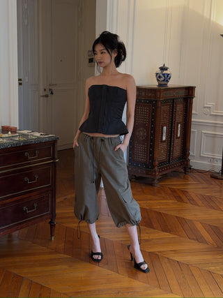 THE MANNEI - Cargo Trousers in Khaki