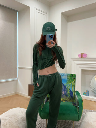 SAMI MIRO VINTAGE SAFETY PIN SWEATPANTS