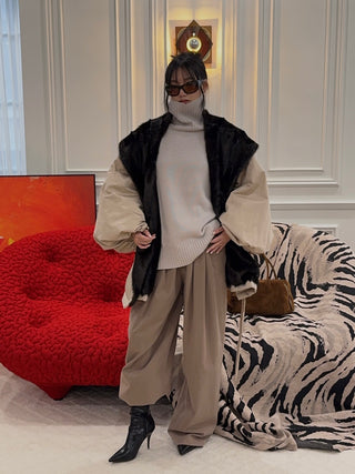 SIMONETTA RAVIZZA MALAGA - KNITTED TURTLENECK CASHMERE SWEATER