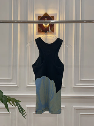 OPEN YY FLOWER RACER TANK