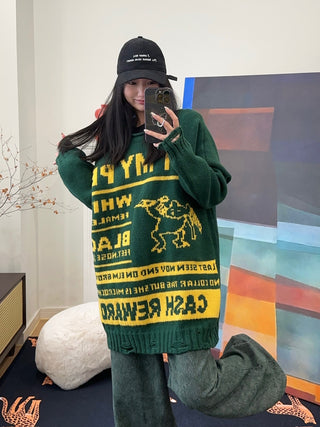MM6 Maison Margiela INTARSIA-KNIT SWEATER