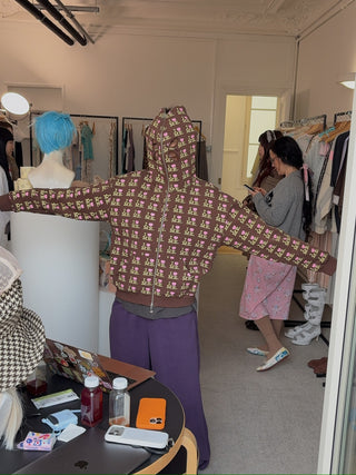 ASHLEY WILLIAMS - Butterfly Hoodie in I Heart Me Choco