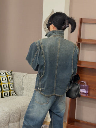 MAGDA BUTRYM - Denim Jacket in Vintage Blue