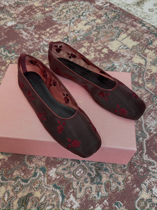 MAGDA BUTYUM BALLET FLATS EMBROIDERY