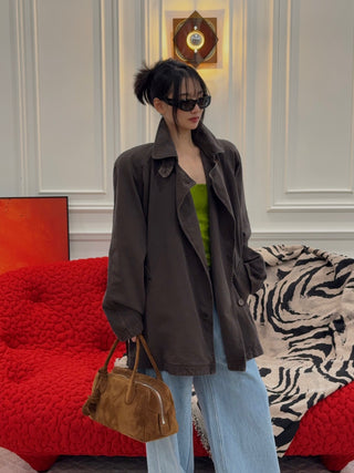 MAGDA BUTRYM - Denim Jacket in Brown