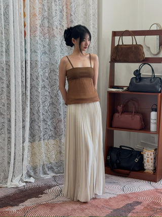 AYA MUSE - Aven Top in Rust Brown
