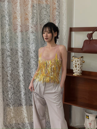 16ARLINGTON - Sharla Top in Yellow