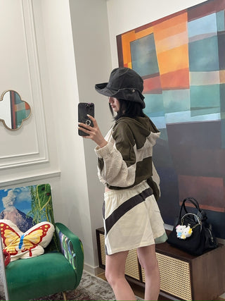 OPEN YY COLOR BLOCK SHORTS