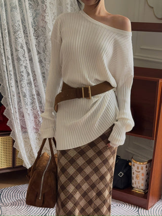 MM6 Maison Margiela FLUTED TEXTURE KNITWEAR