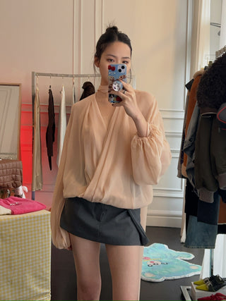 BONBOM TUCK SKIRT