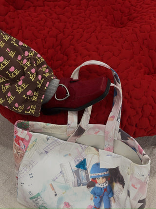 MARTINE ROSE - SQUARE TOE BUCKLE MULE / RED