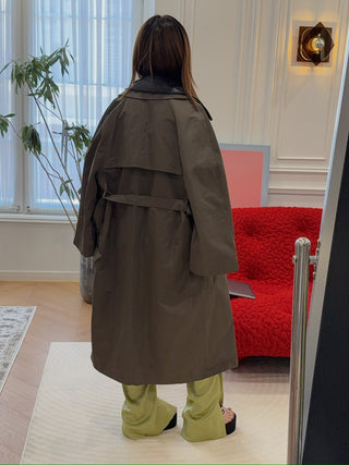 BLUMARINE - ENVERS SATIN PANTS / NILE GREEN
