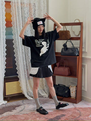 ASHLEY WILLIAMS - T-Shirt in Ghost